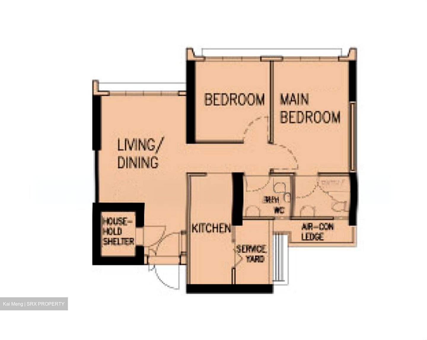 Blk 591A Cheng San Court (Ang Mo Kio), HDB 3 Rooms #580790931